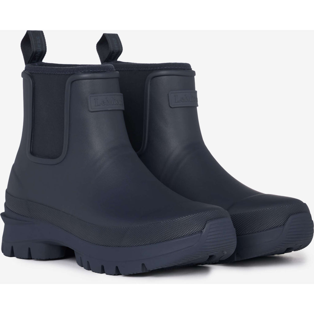 LeMieux Rain Boots Chelsea Welly Navy