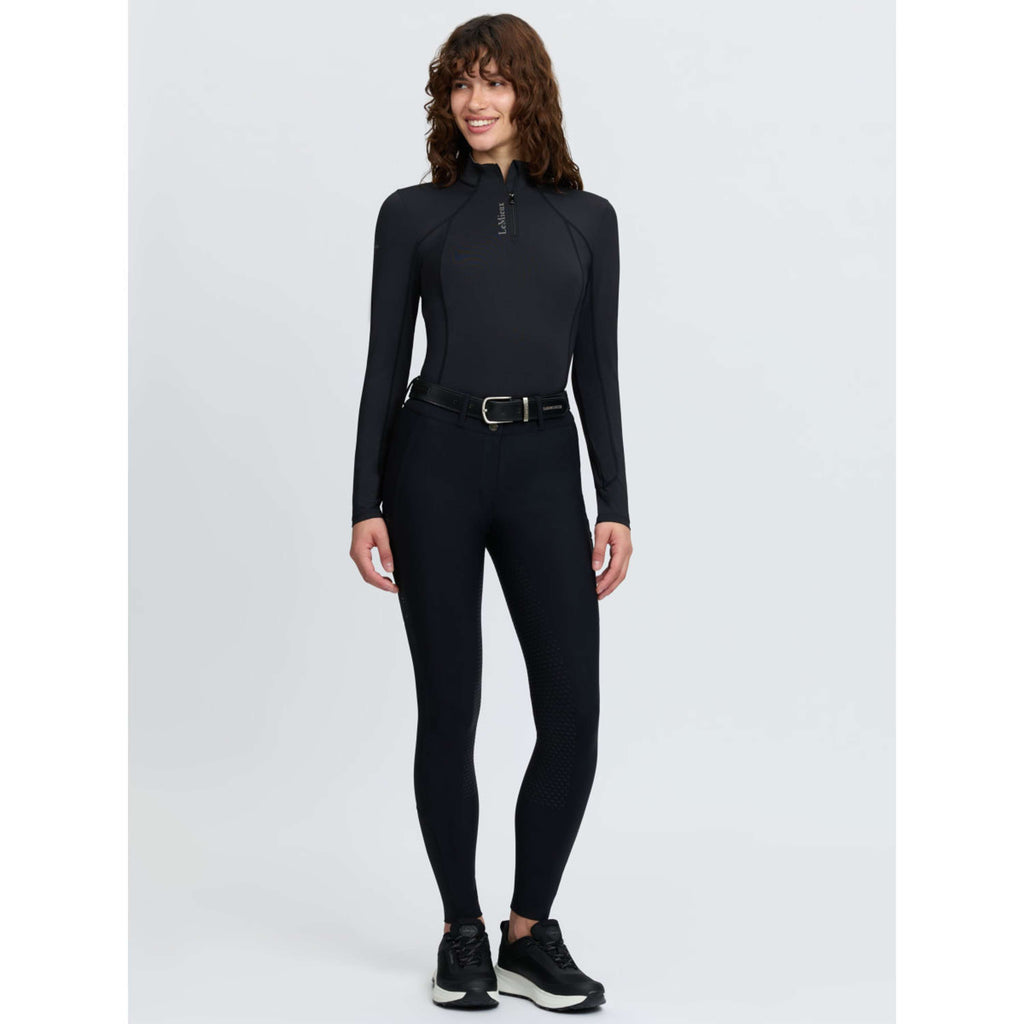 LeMieux Breeches Stormwear Knee grip Black