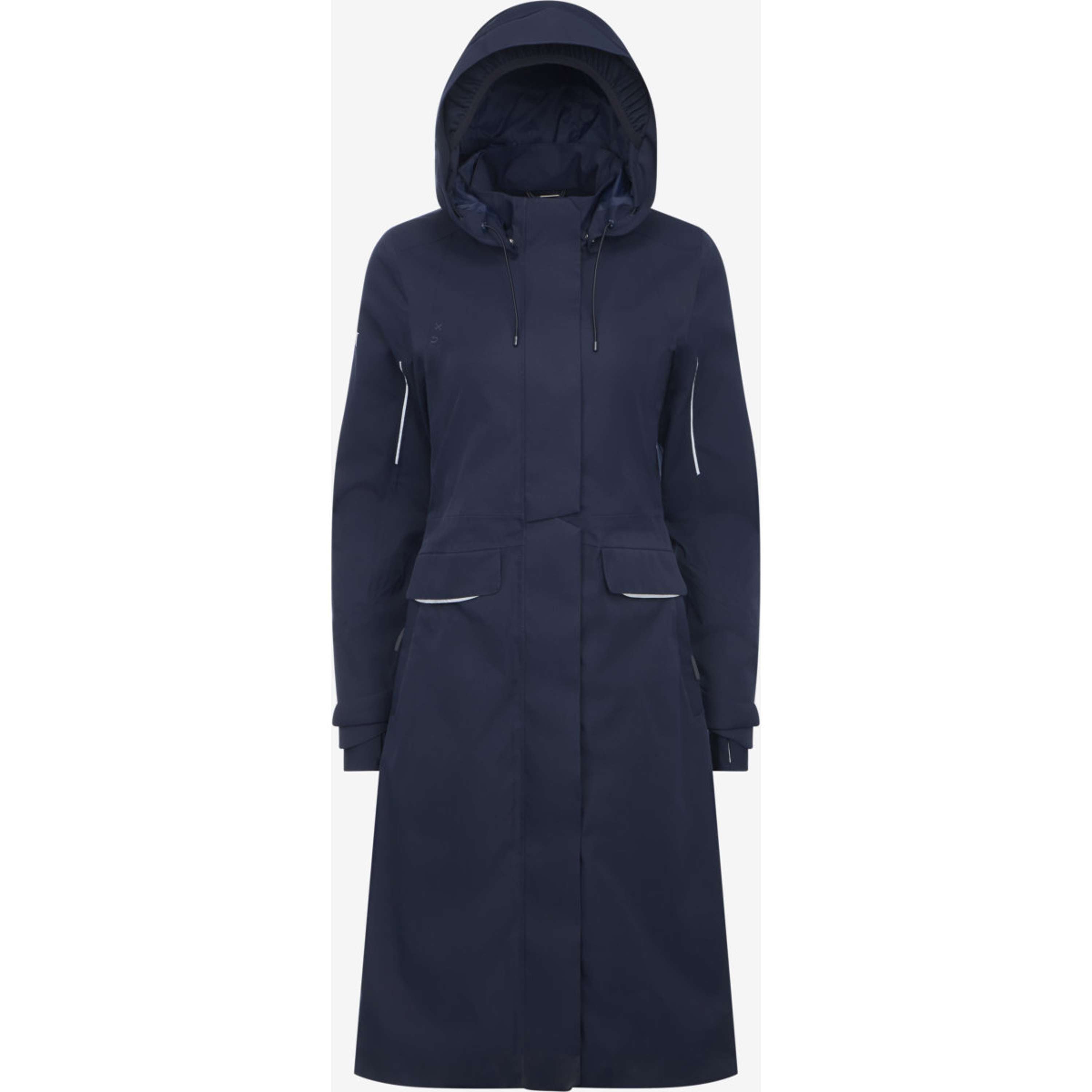 LeMieux Long Coat Stormwear Performance Riding Navy