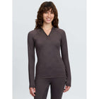 LeMieux Baselayer Heritage Check Long Sleeves Cocoa