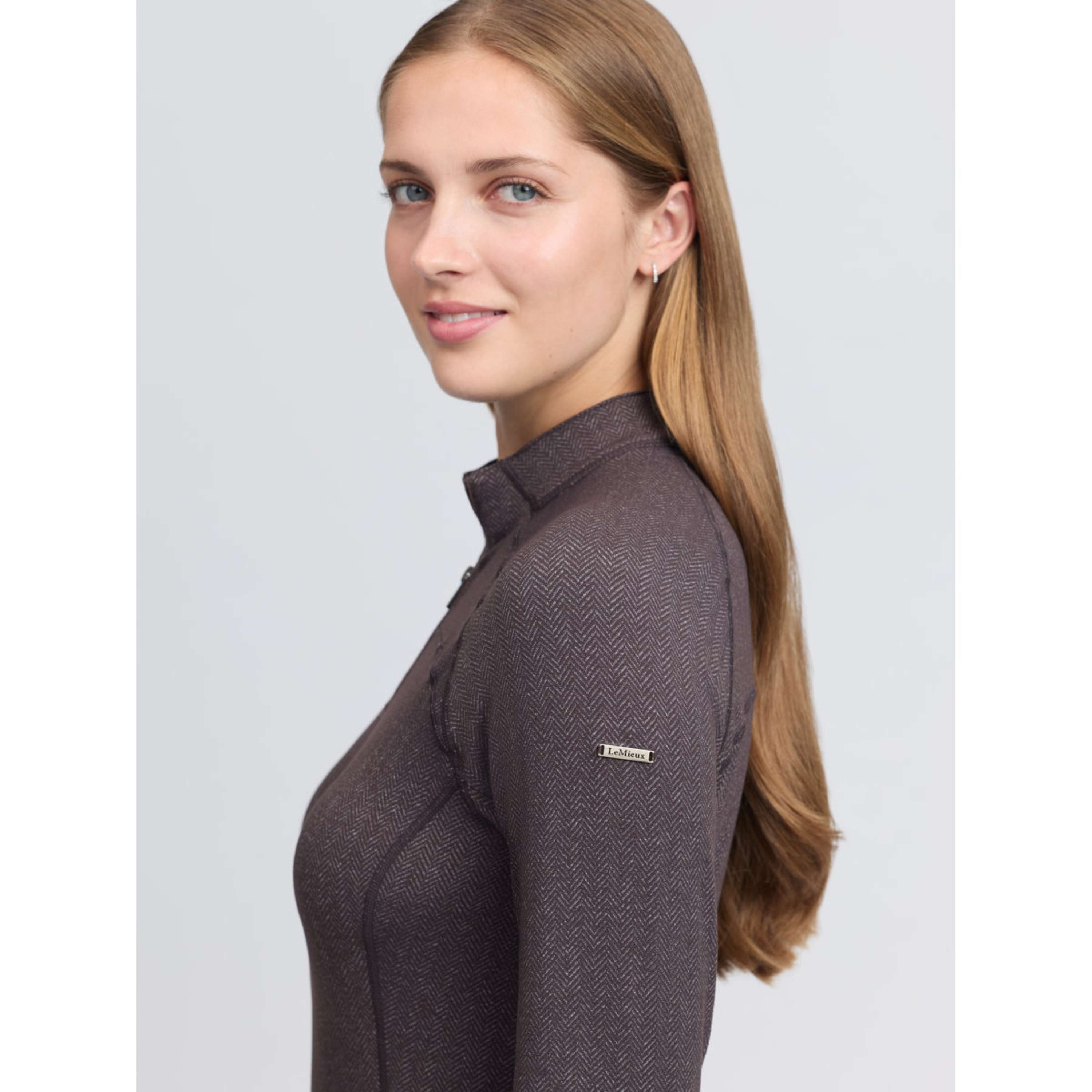 LeMieux Baselayer Heritage Herringbone Cocoa