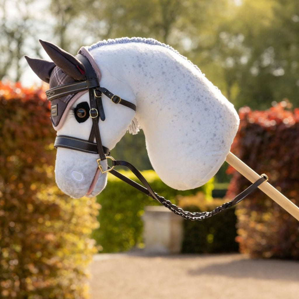 LeMieux Hobby Horse Ear Net Heritage Cocoa