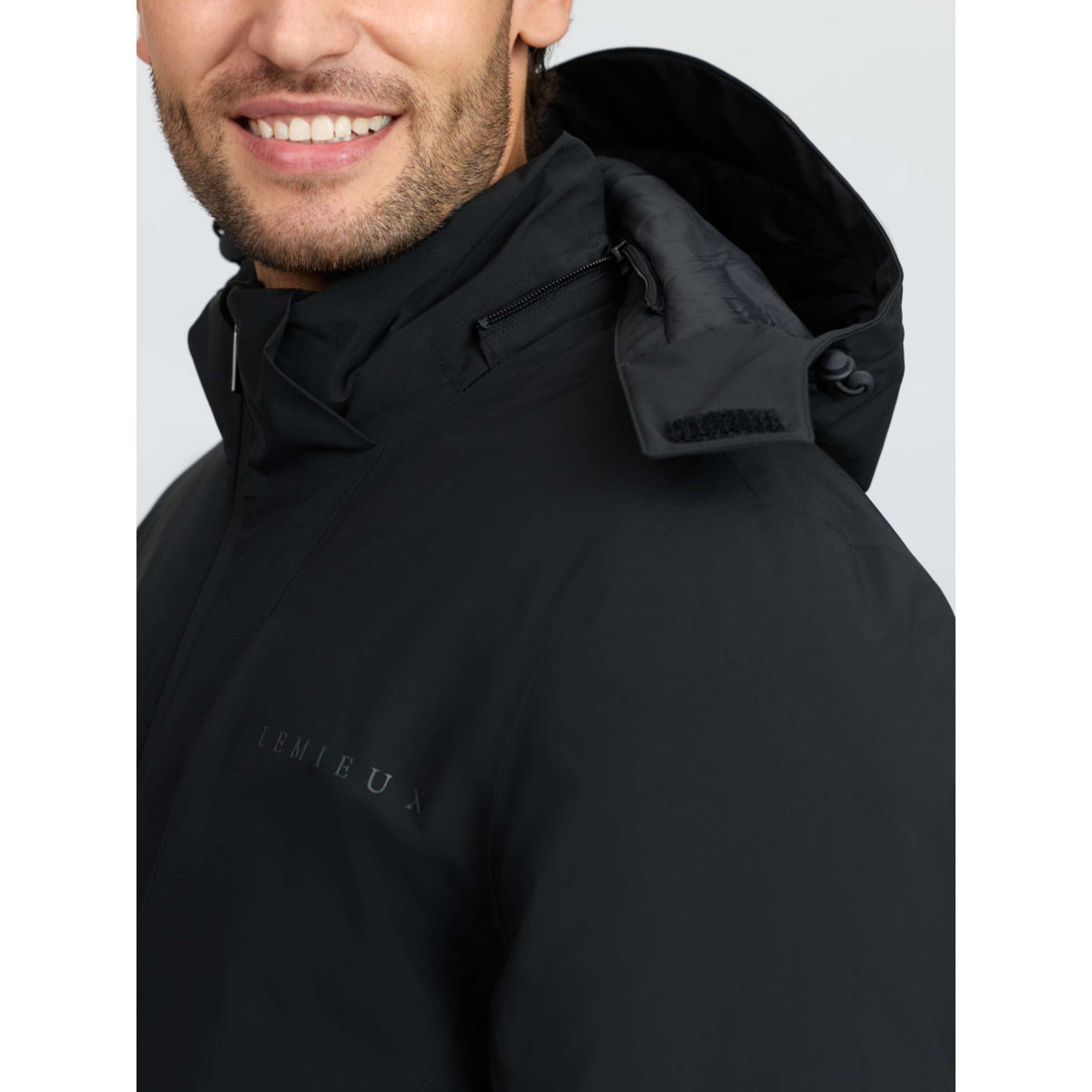 LeMieux Long Coat Waterproof Training Men Black