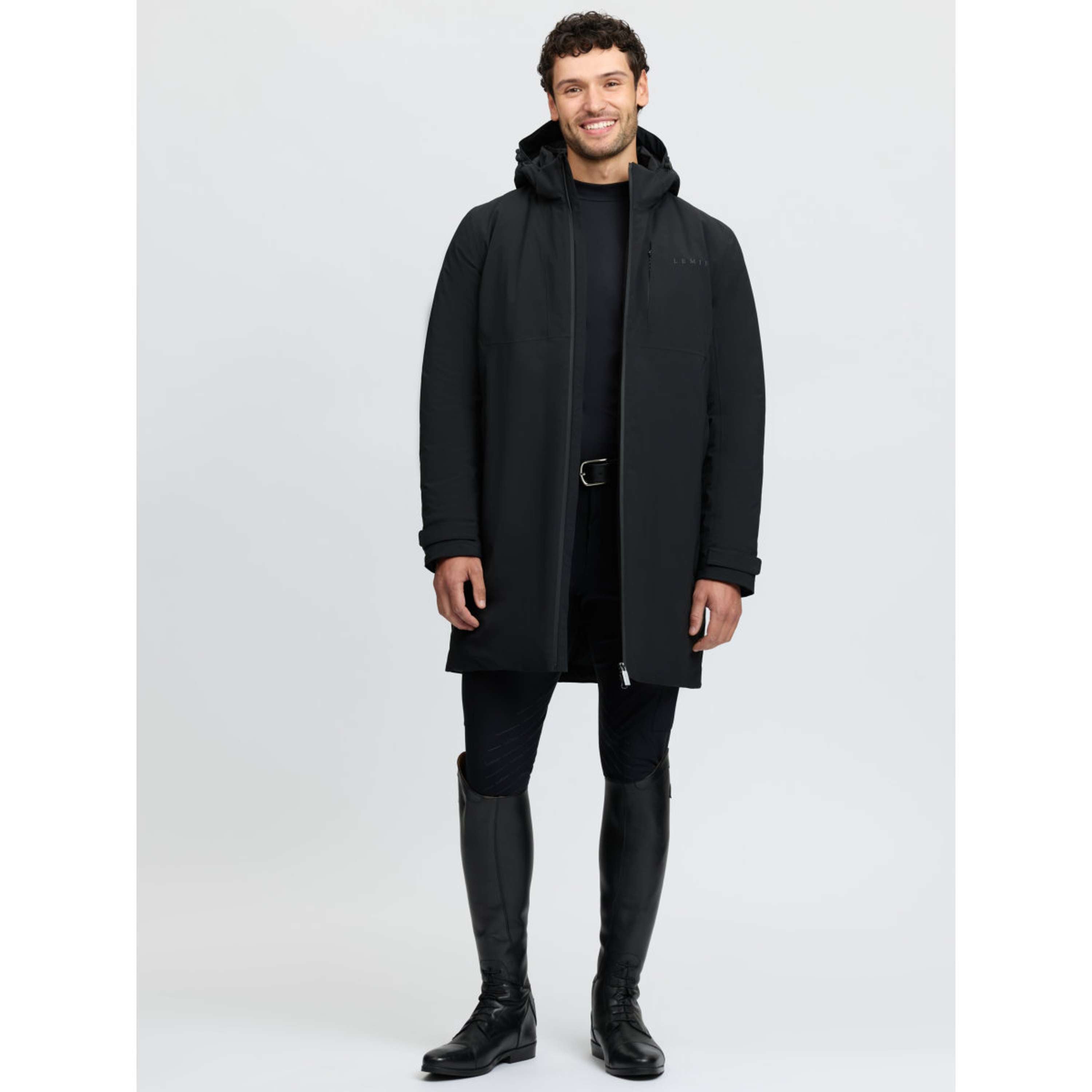 LeMieux Long Coat Waterproof Training Men Black