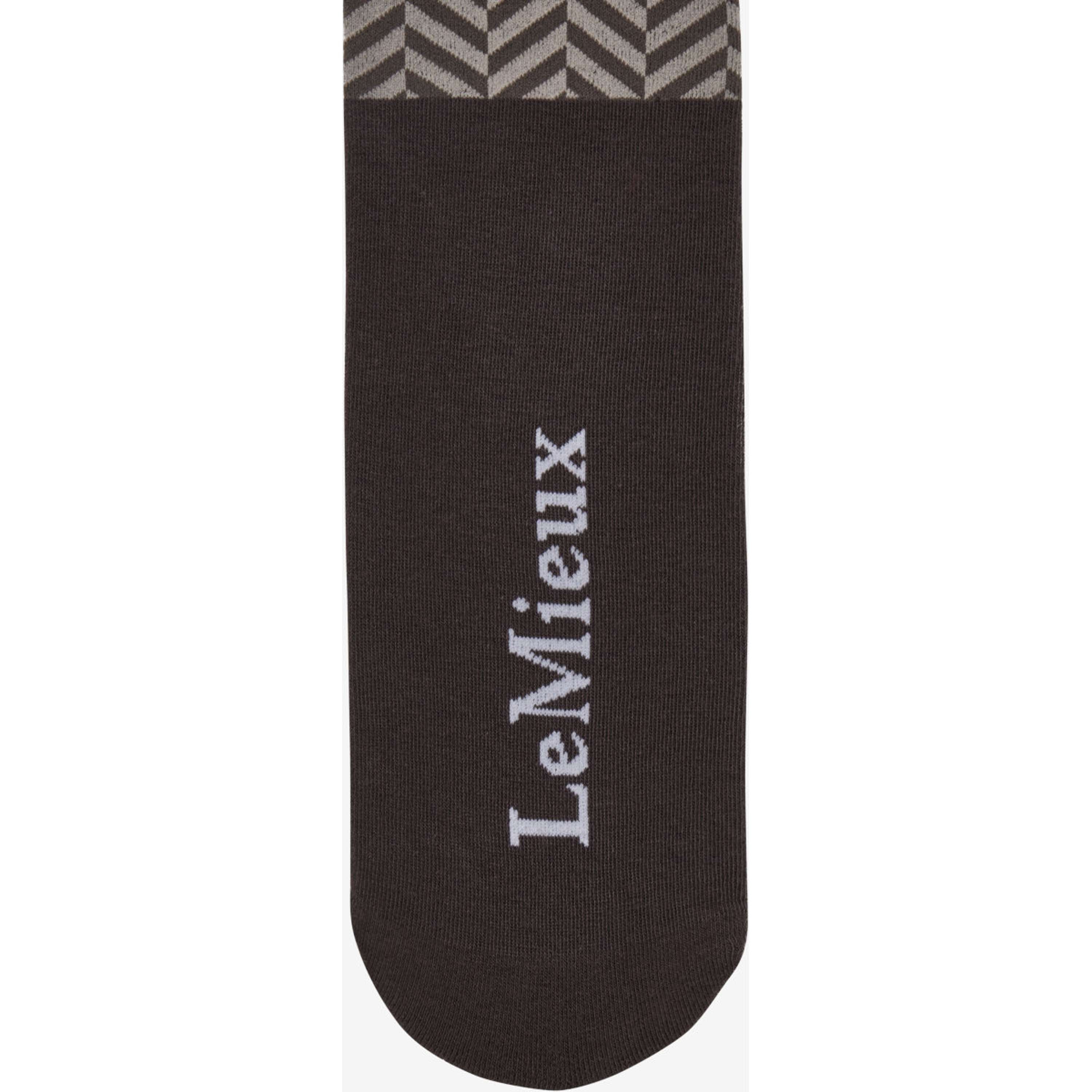 LeMieux Riding Socks Heritage Footsie Cocoa