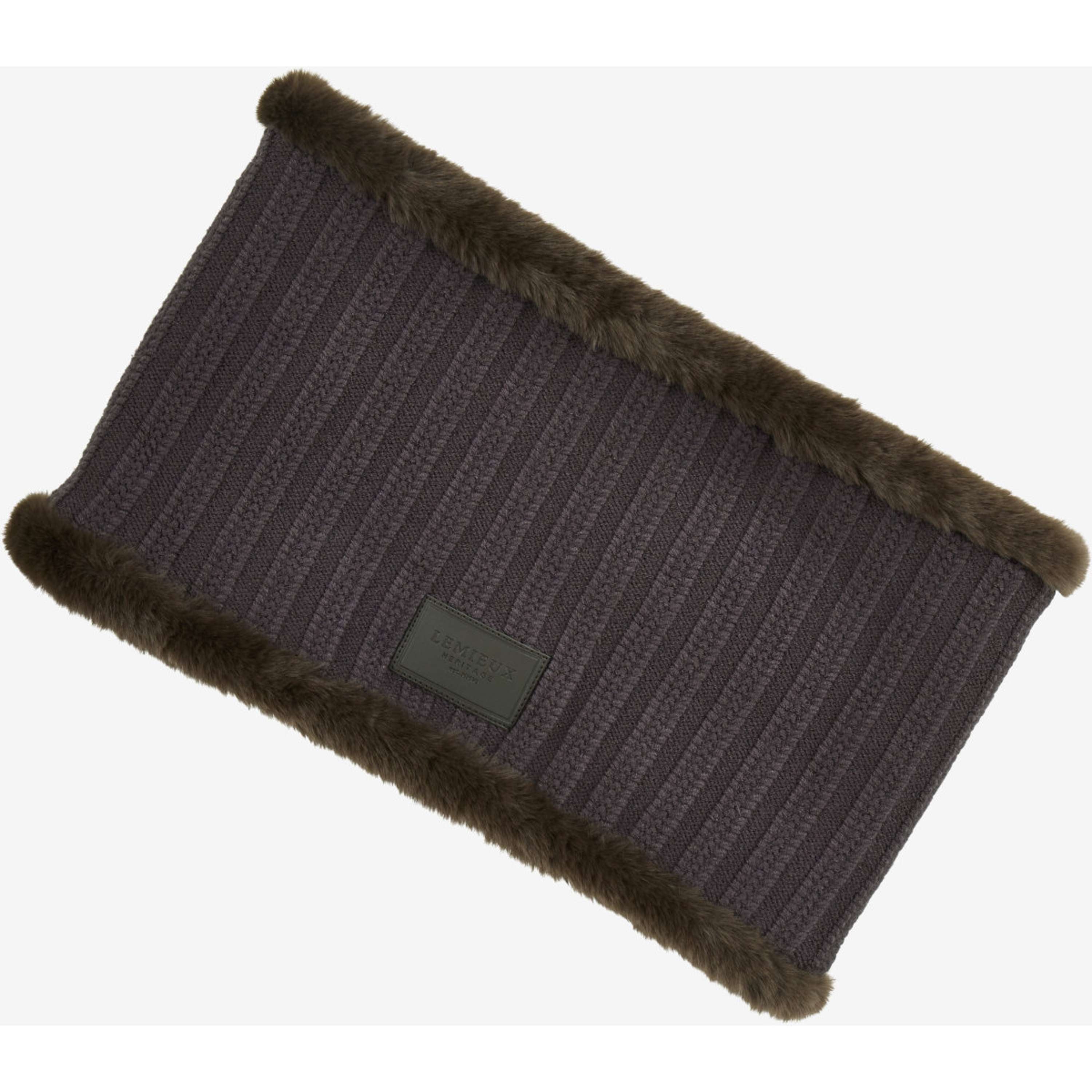 LeMieux Neck Warmer Heritage Knitted Cocoa