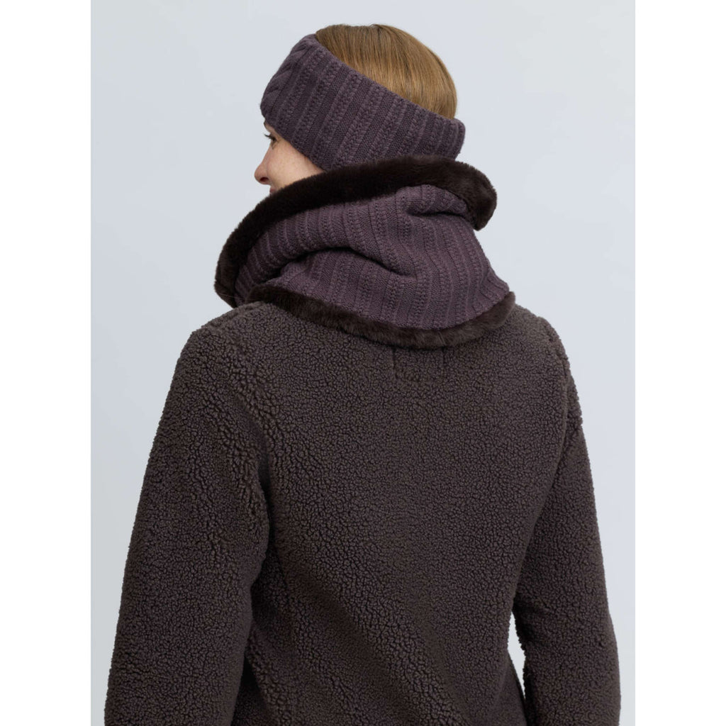 LeMieux Neck Warmer Heritage Knitted Cocoa