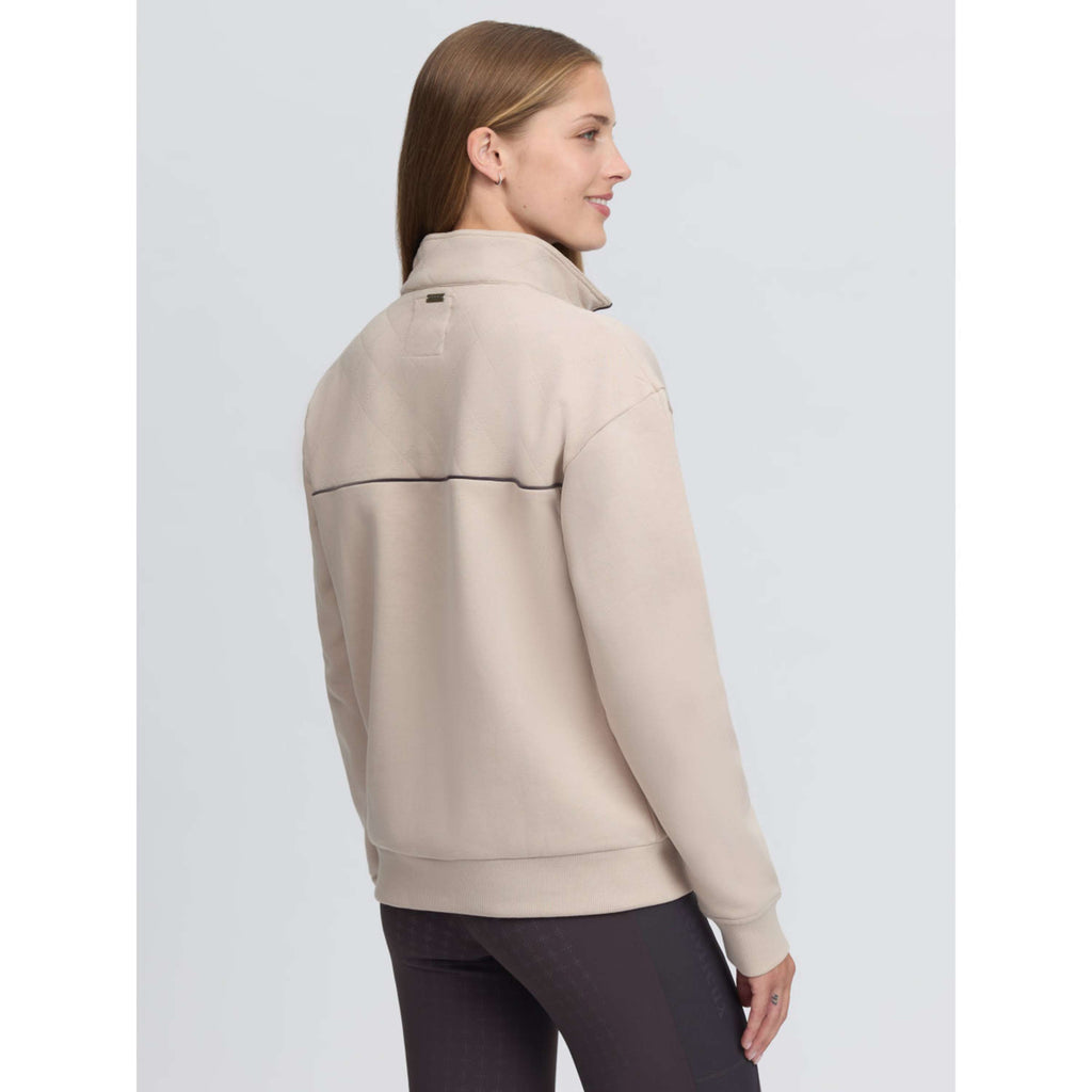 LeMieux Sweater Heritage Quarter Zip Stone