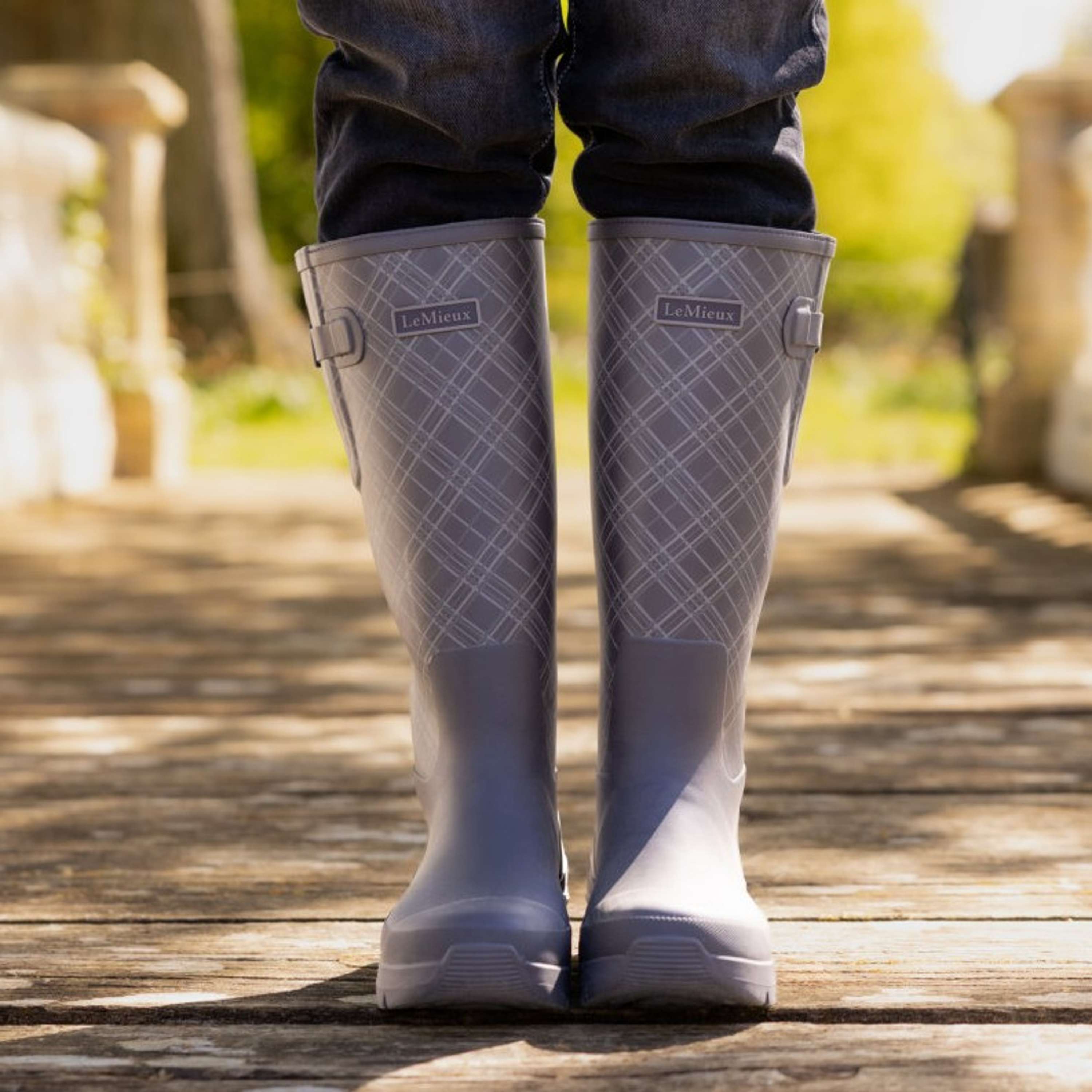 LeMieux Rain Boots Heritage Bramshaw Wellington Cocoa