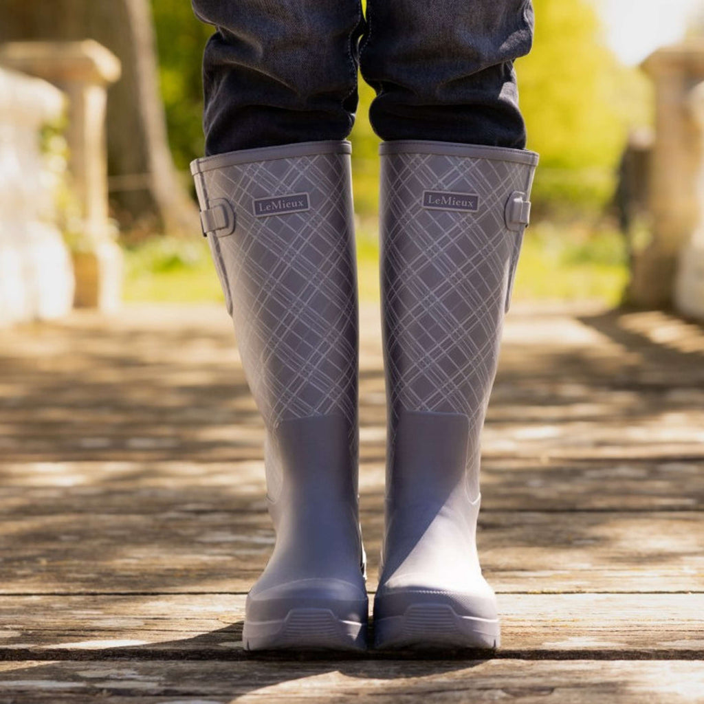 LeMieux Rain Boots Heritage Bramshaw Wellington Cocoa