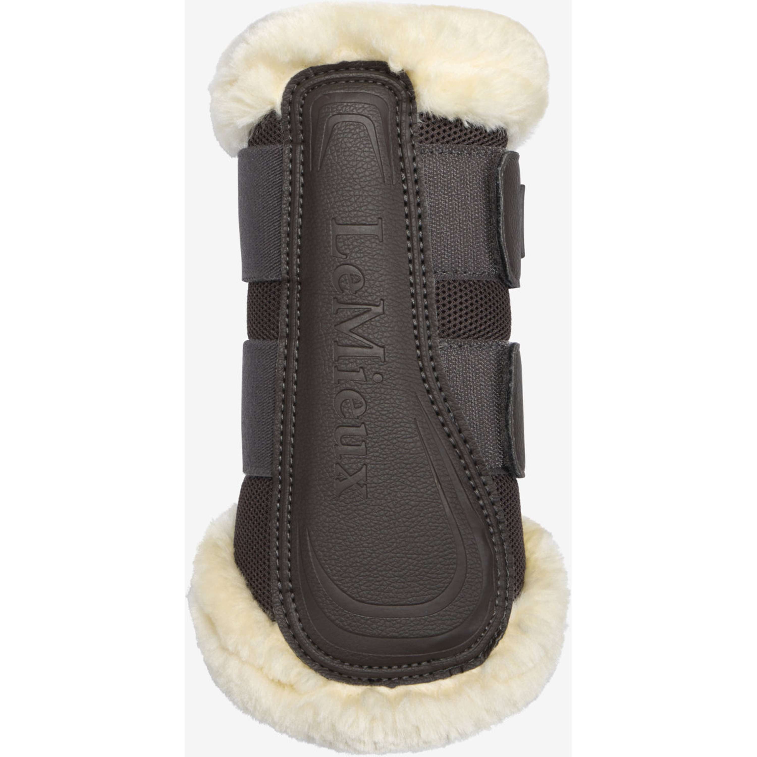 LeMieux Leg Protectors Heritage Fleece Edged Cocoa