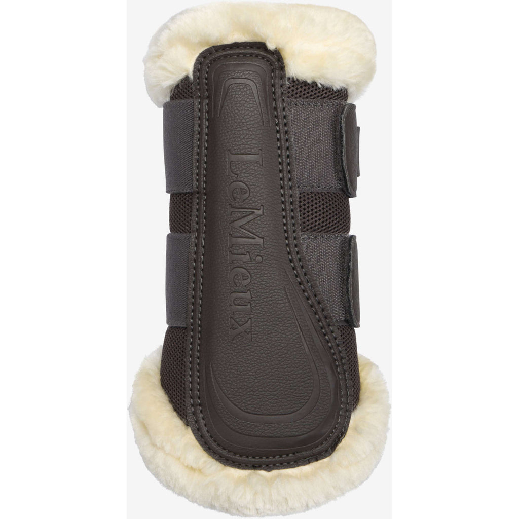 LeMieux Leg Protectors Heritage Fleece Edged Cocoa