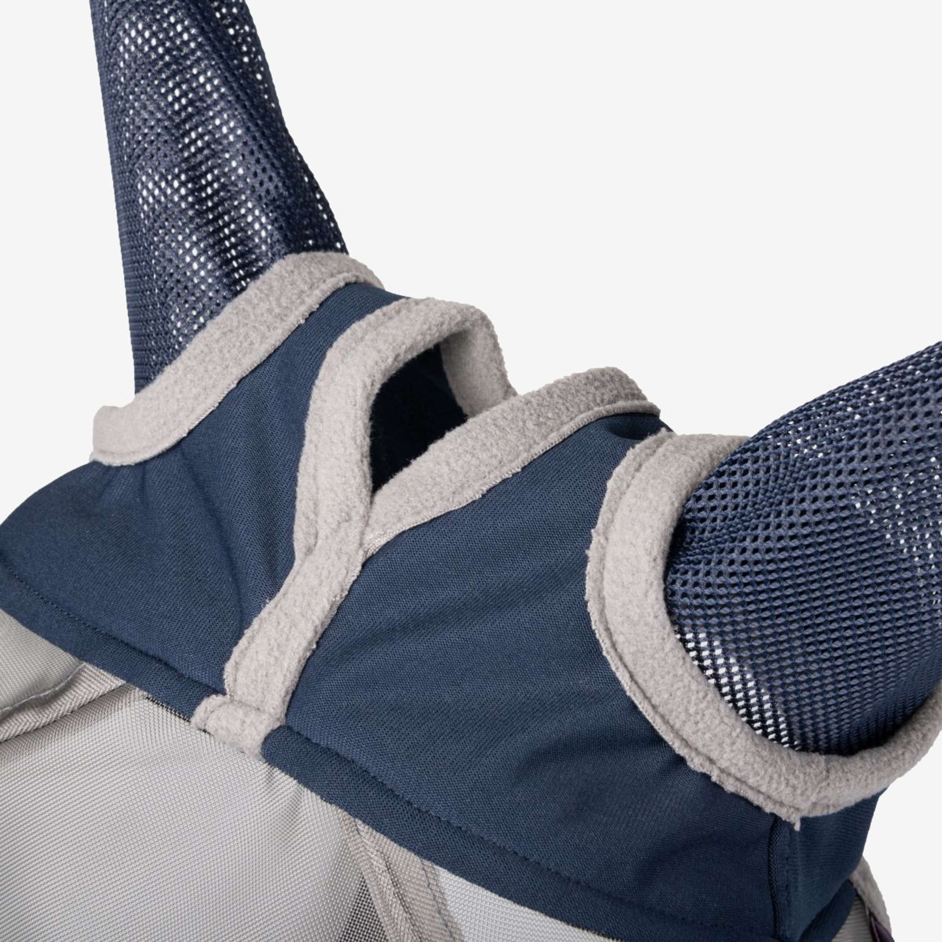 LeMieux Fly Mask Amour Shield Pro with Ears Navy