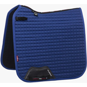 LeMieux Saddlepad Prosport Plain Square D-Ring Dressage Benetton Blue