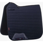 LeMieux Saddlepad Prosport Plain Square D-Ring Dressage Navy