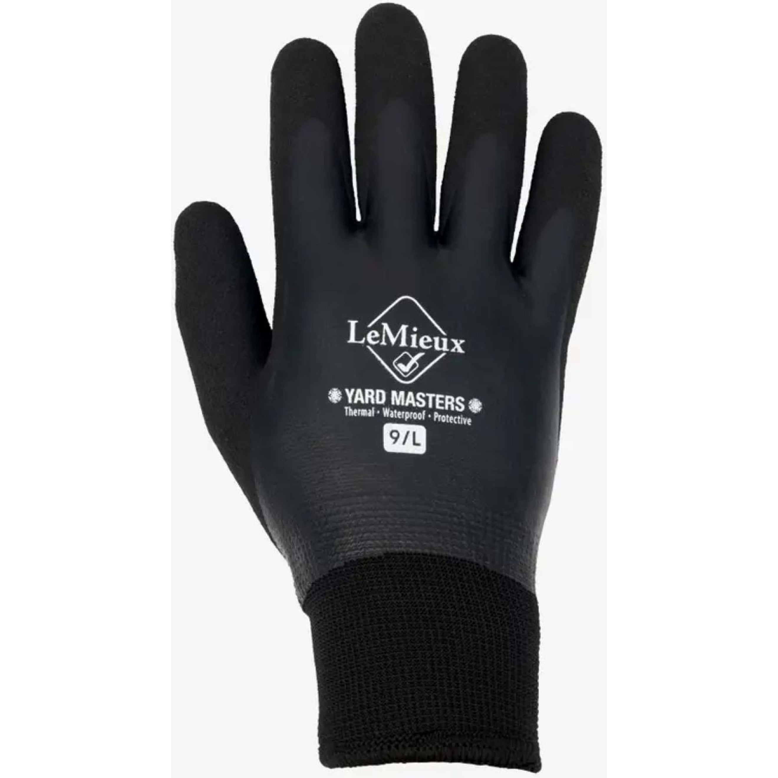 LeMieux Riding Gloves Thermal Work Black