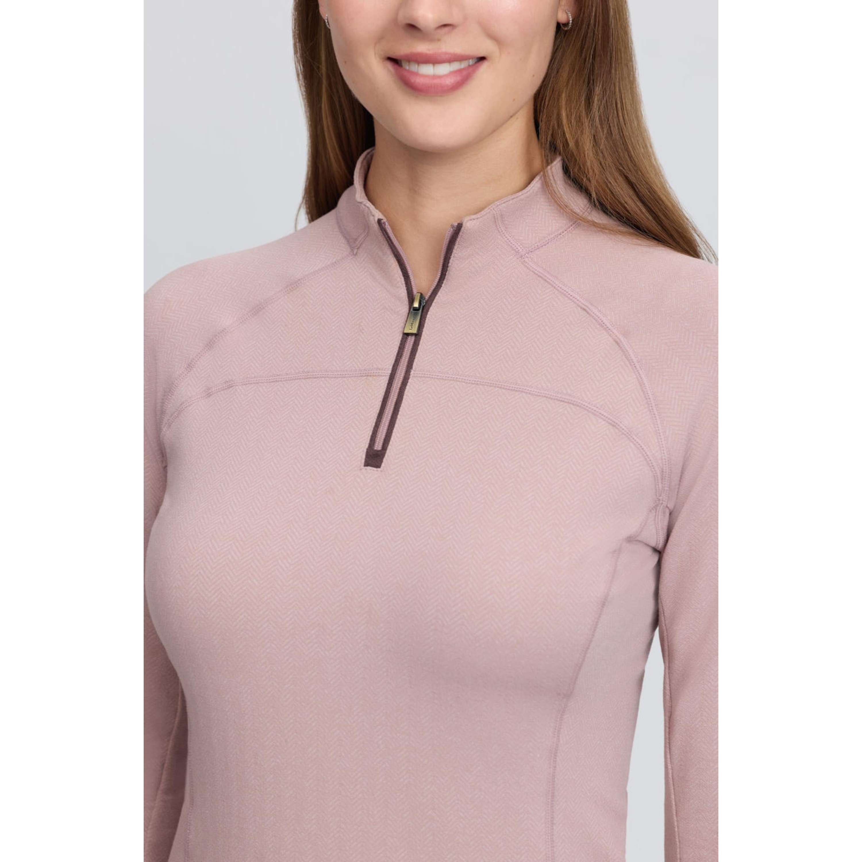 LeMieux Baselayer Heritage Herringbone Wild Rose