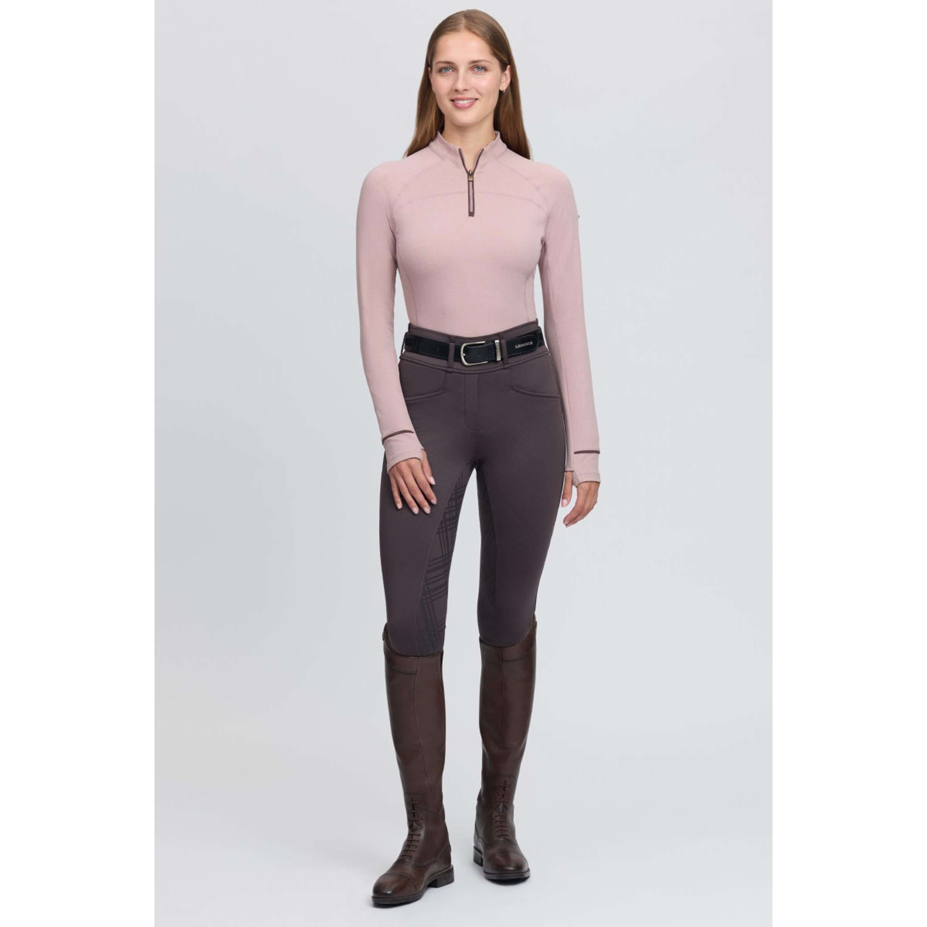 LeMieux Baselayer Heritage Herringbone Wild Rose