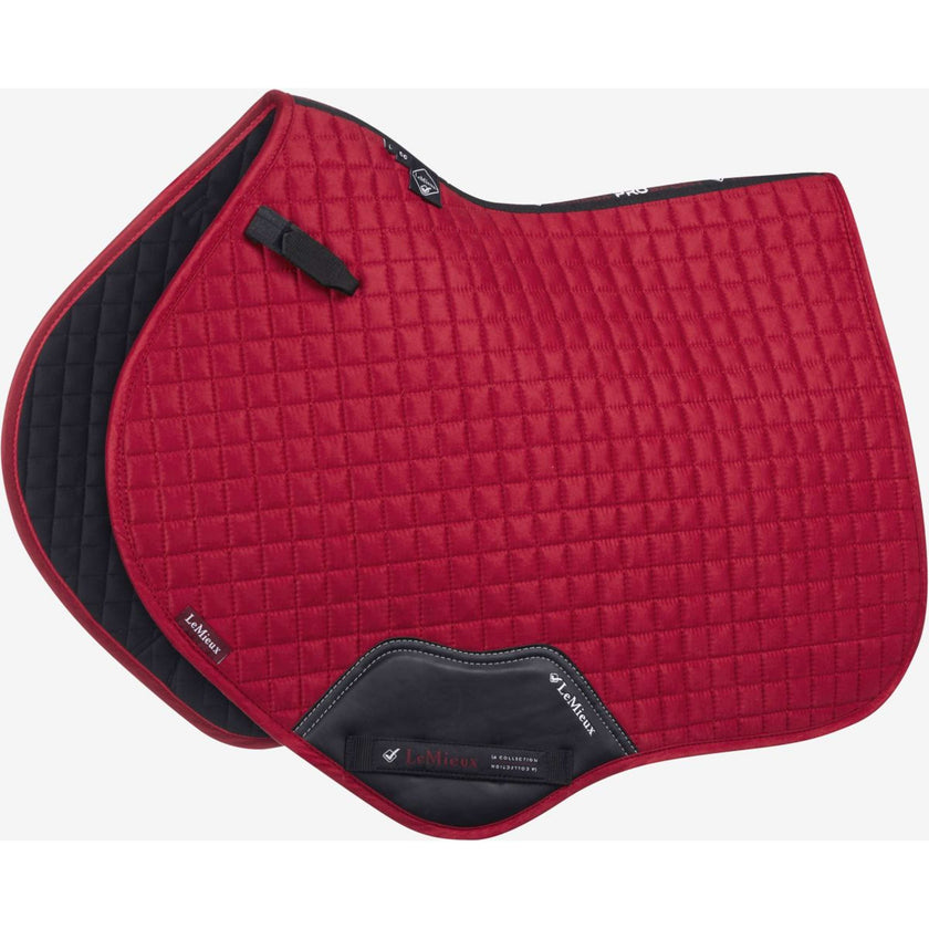 LeMieux Saddlepad Suede Square Close Contact Chilli LeMieux Saddlepad Suede Square Close Contact Chilli