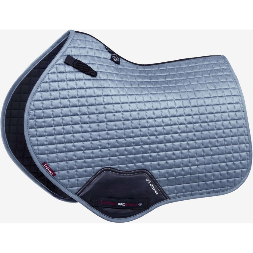 LeMieux Saddlepad Suede Square Close Contact Ice Blue