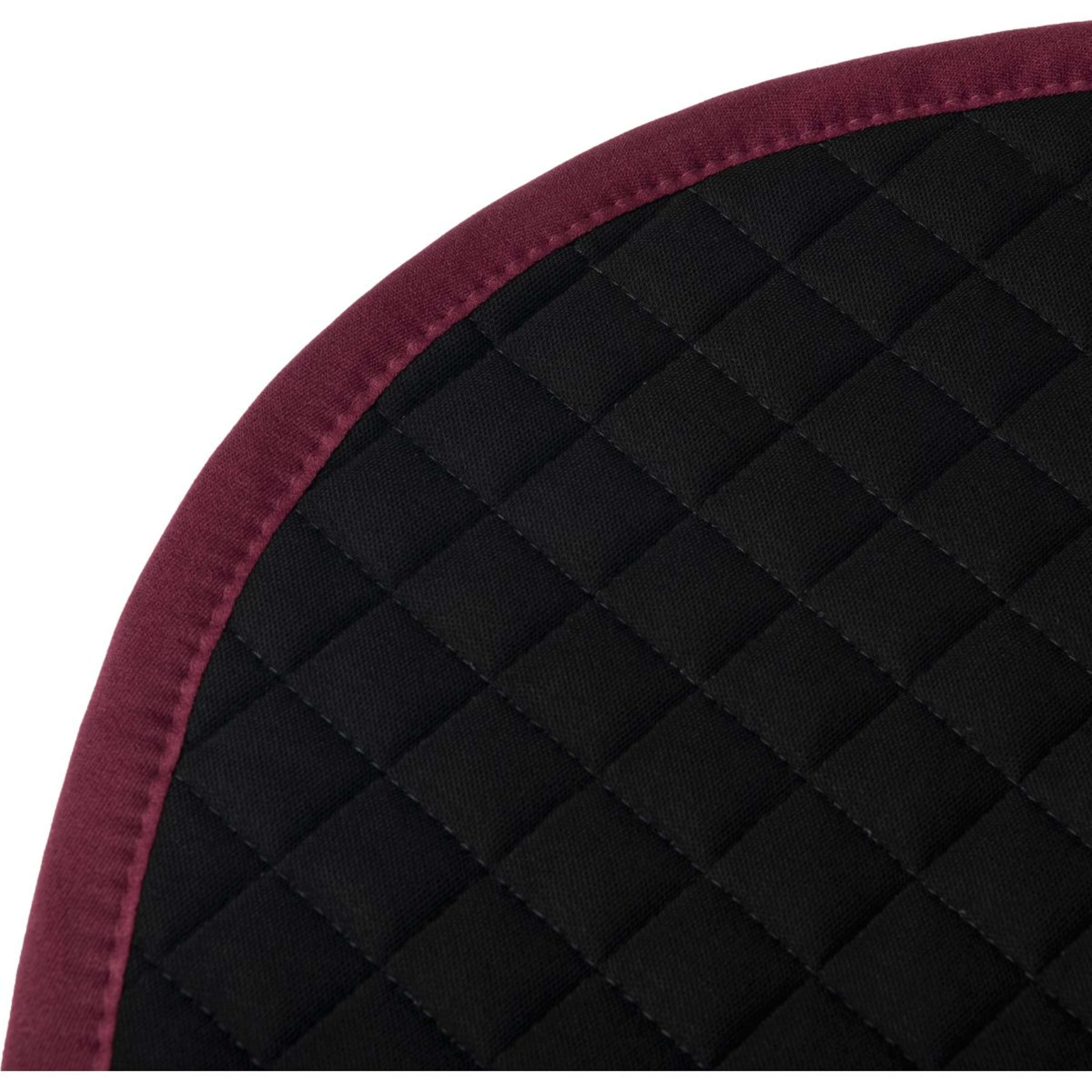 LeMieux Saddlepad Cotton Square Close Contact Burgundy