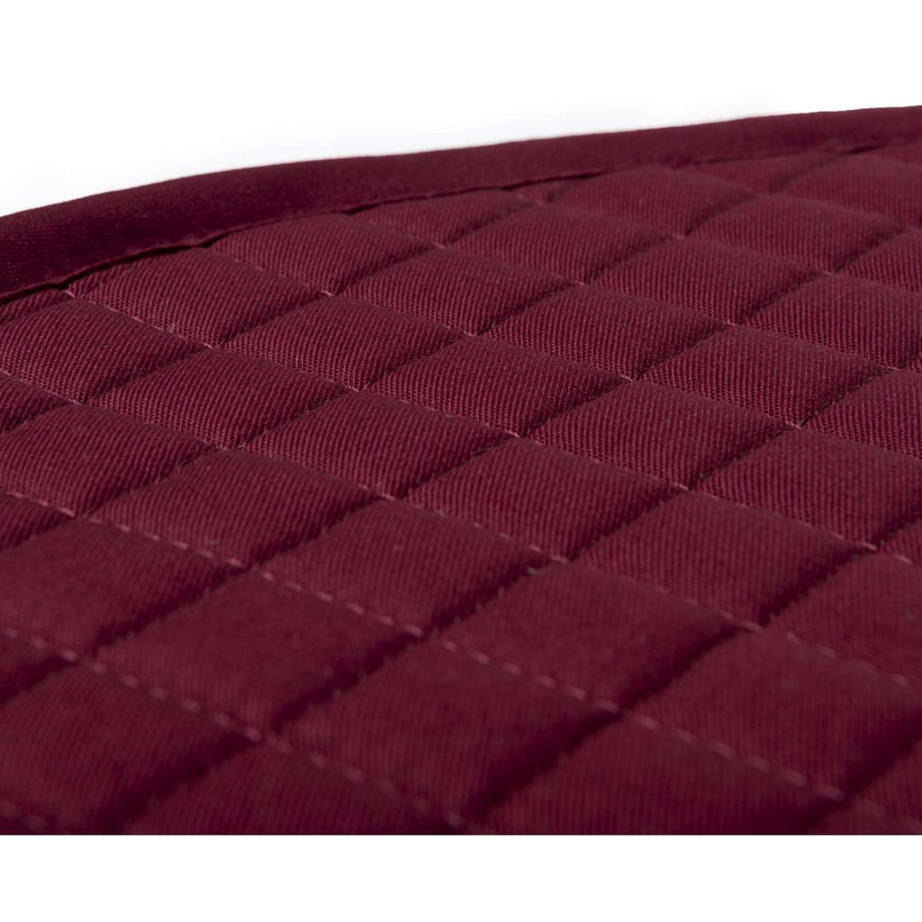 LeMieux Saddlepad Cotton Square Close Contact Burgundy