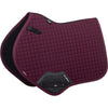 LeMieux Saddlepad Cotton Square Close Contact Burgundy