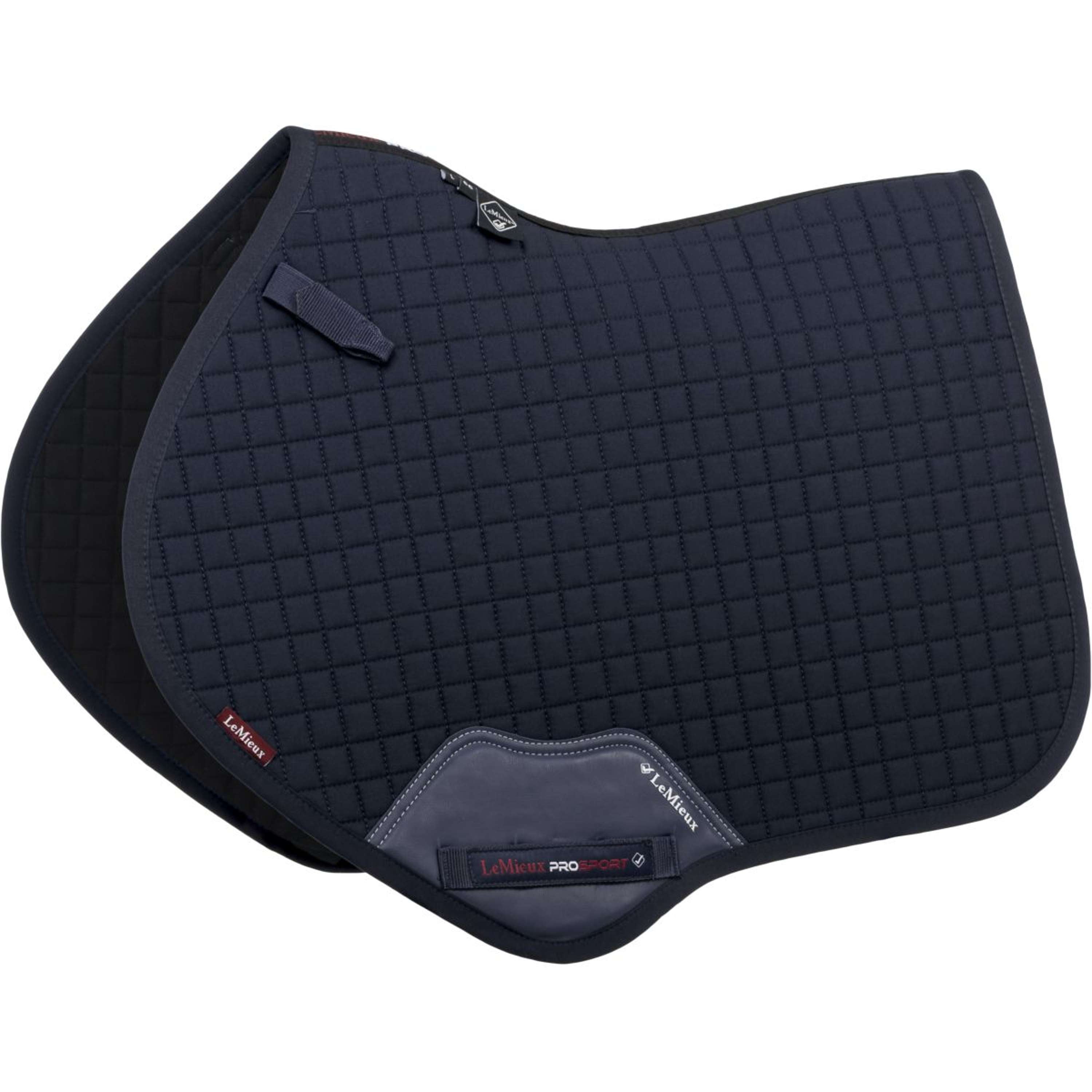 LeMieux Saddlepad Cotton Square Close Contact Navy