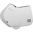 LeMieux Saddlepad Cotton Competition Square Close Contact White
