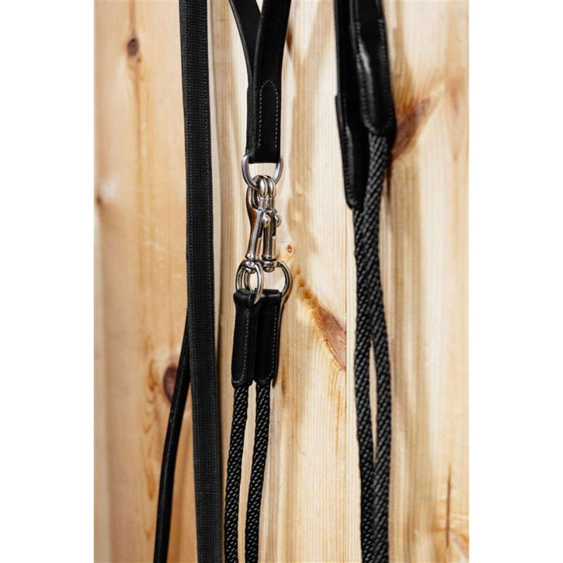 LeMieux Side Reins Leather Black