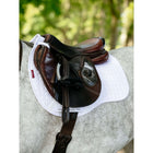 LeMieux Saddlepad Suede Square General Purpose White