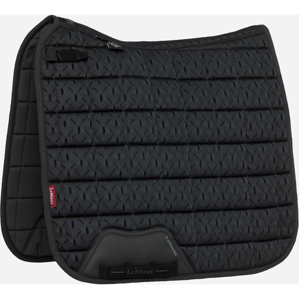 LeMieux Saddlepad 3D Mesh Self-Cool Square Dressage Black