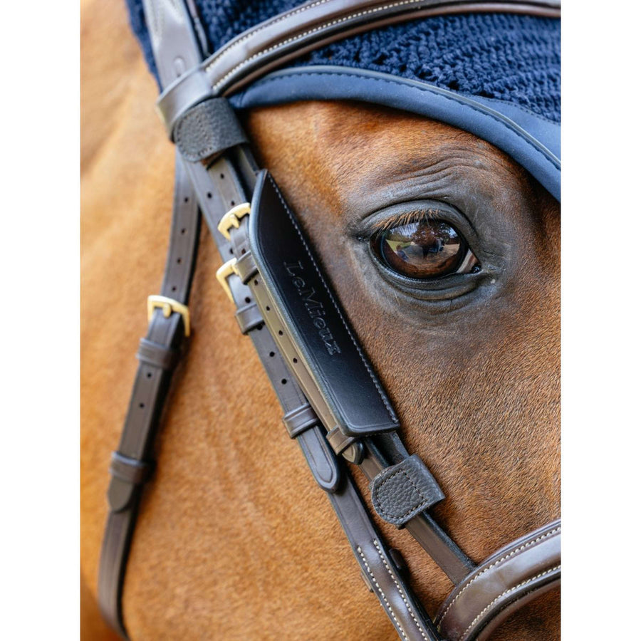 LeMieux Blinker Leather Brown