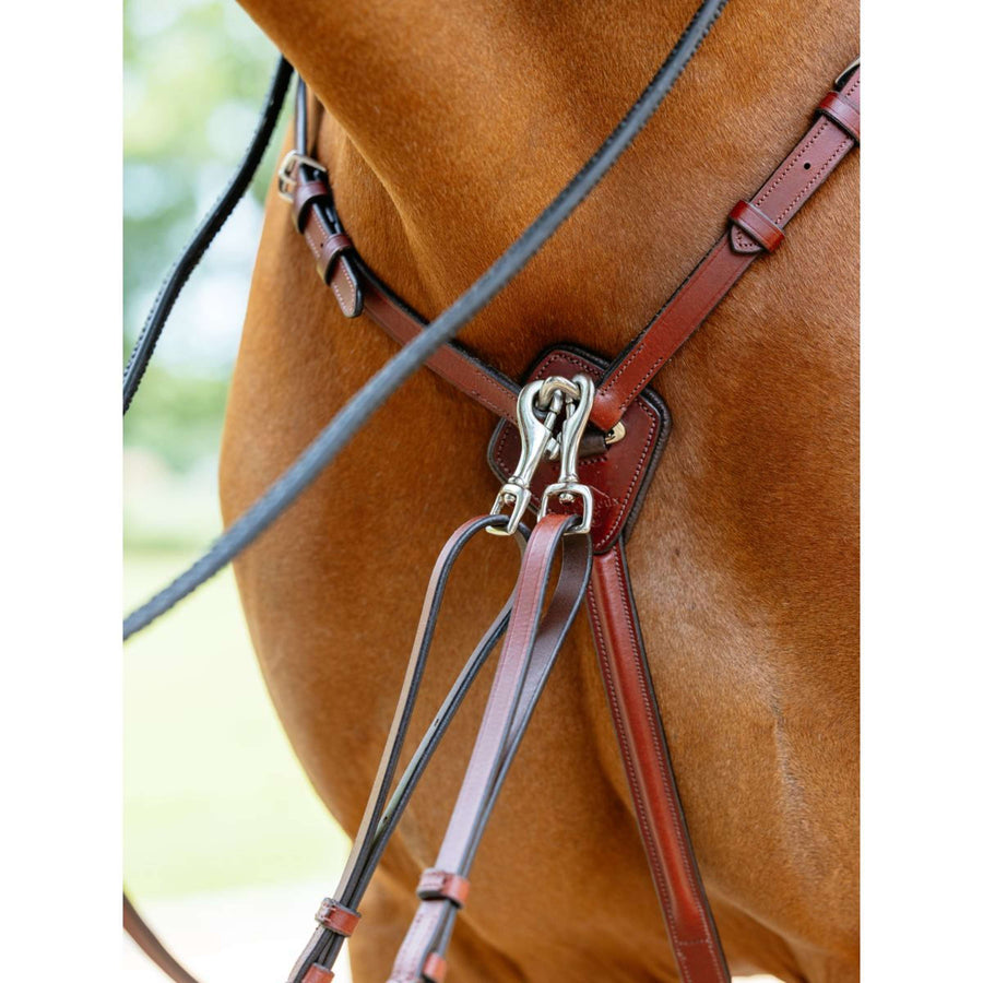 LeMieux Chest Buckle D-Ring Attachment Chestnut
