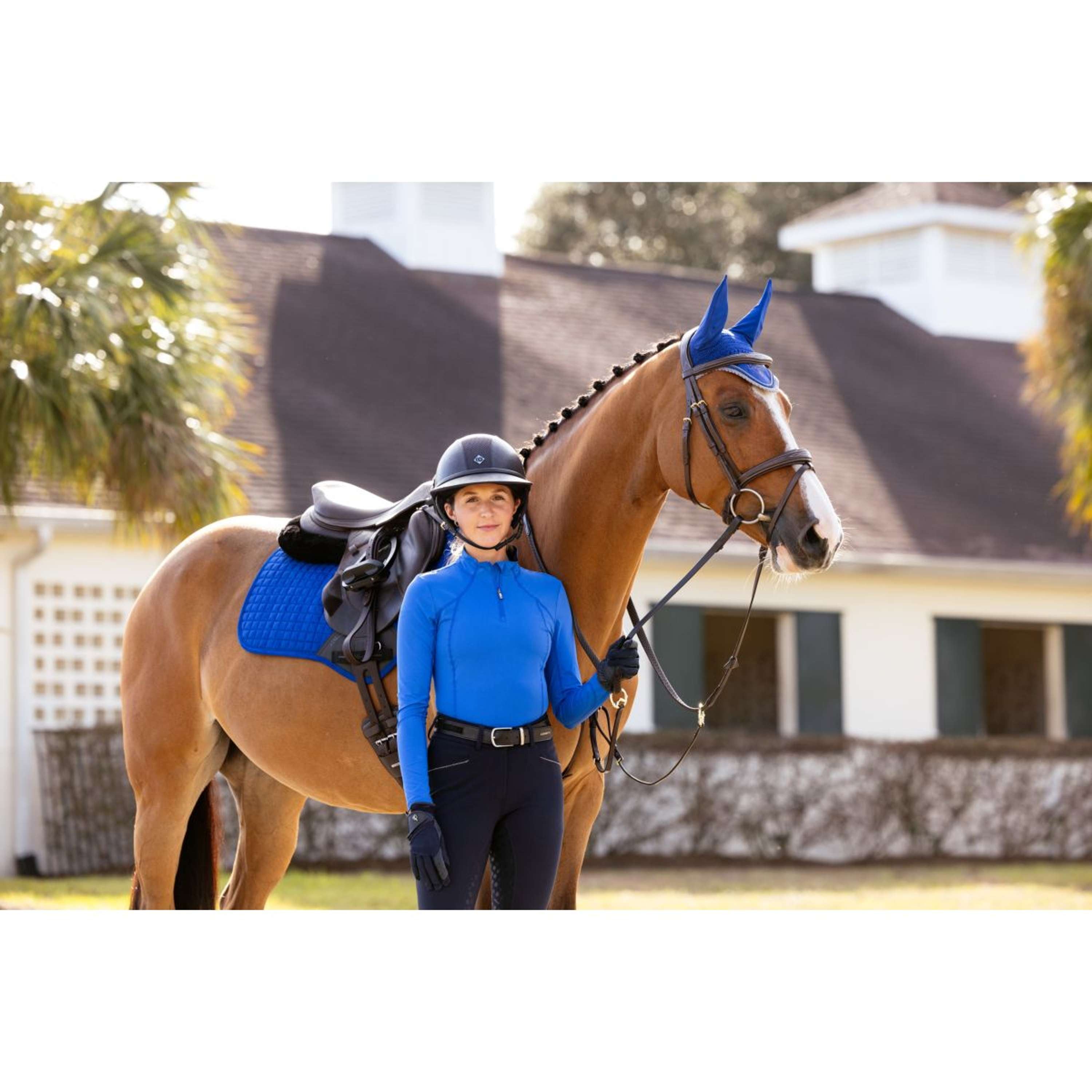 LeMieux Saddlepad Suede Square Close Contact Benetton