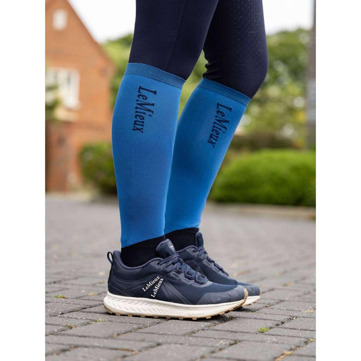 LeMieux Socks Competition Benetton Blue