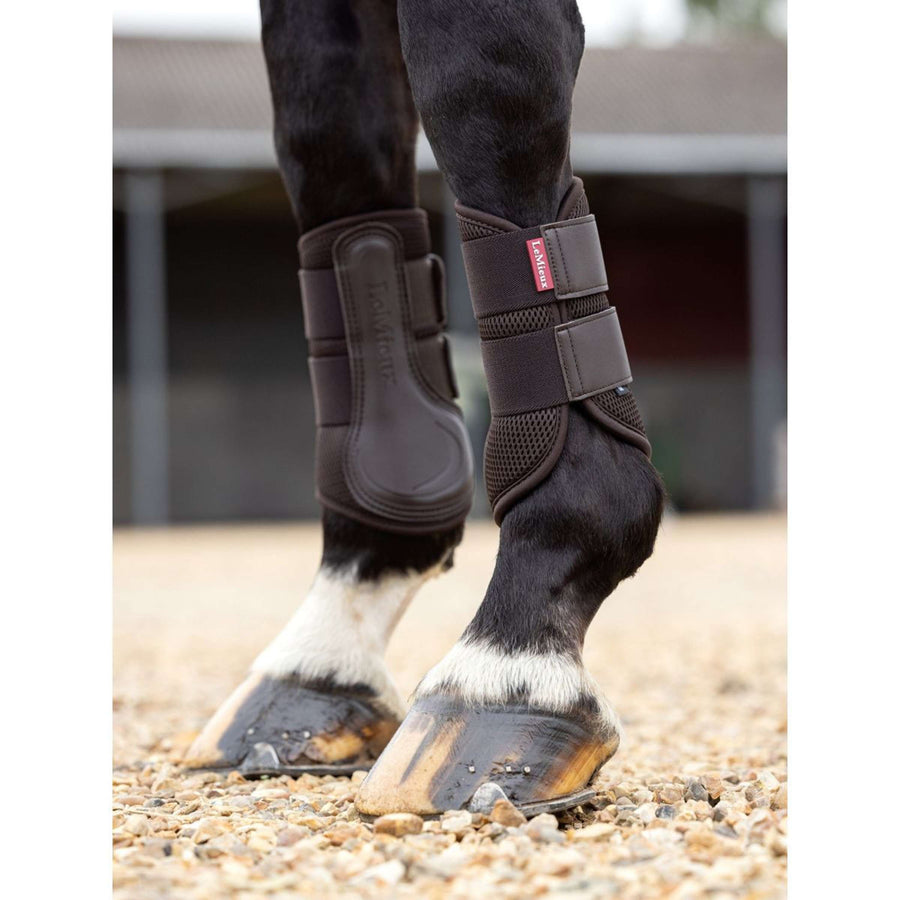 LeMieux Leg Protectors Mesh Brushing New Brown