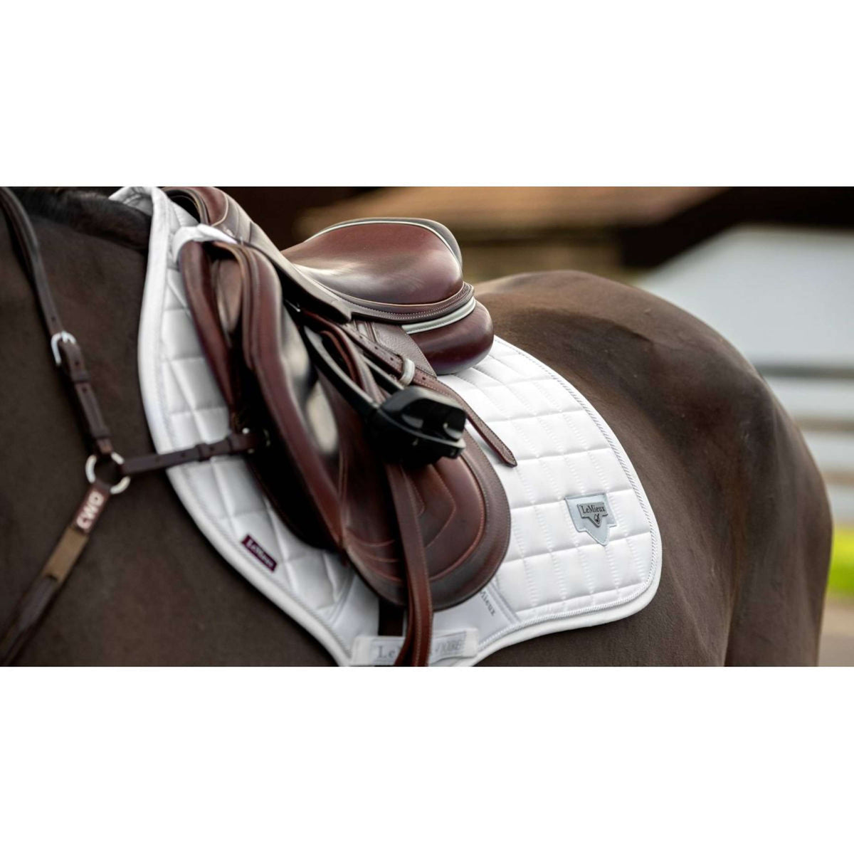 LeMieux Saddlepad Loire CC White