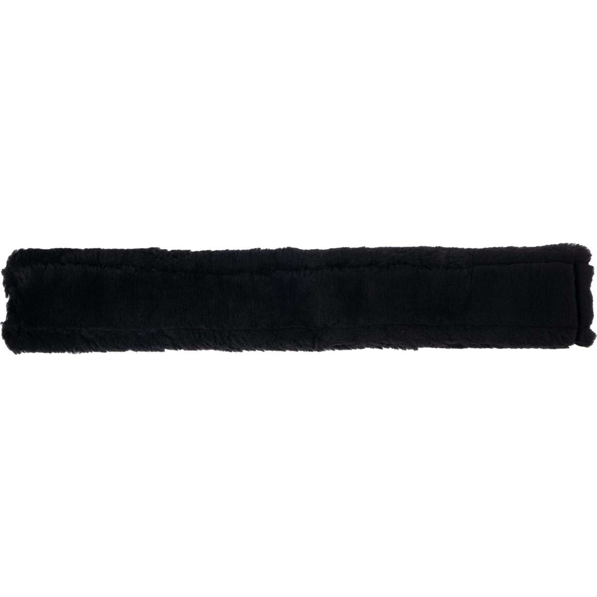 LeMieux Girth Fur Cover Faux Lambswool General Purpose Black/Black