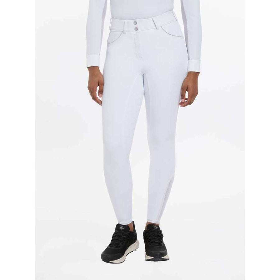 LeMieux Breeches Victoria Silicon Seat White