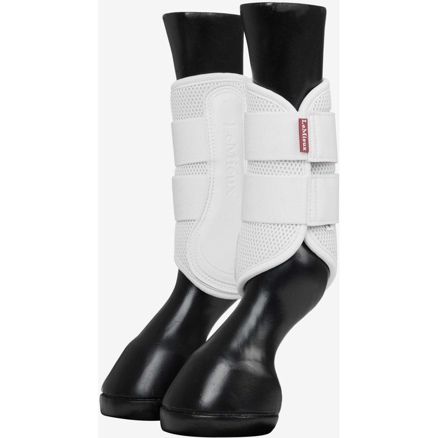 LeMieux Leg Protectors Mesh Brushing New White