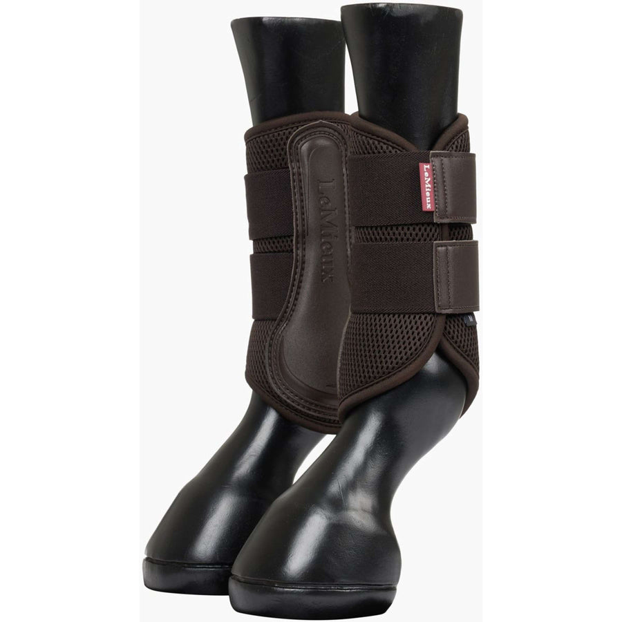 LeMieux Leg Protectors Mesh Brushing New Brown