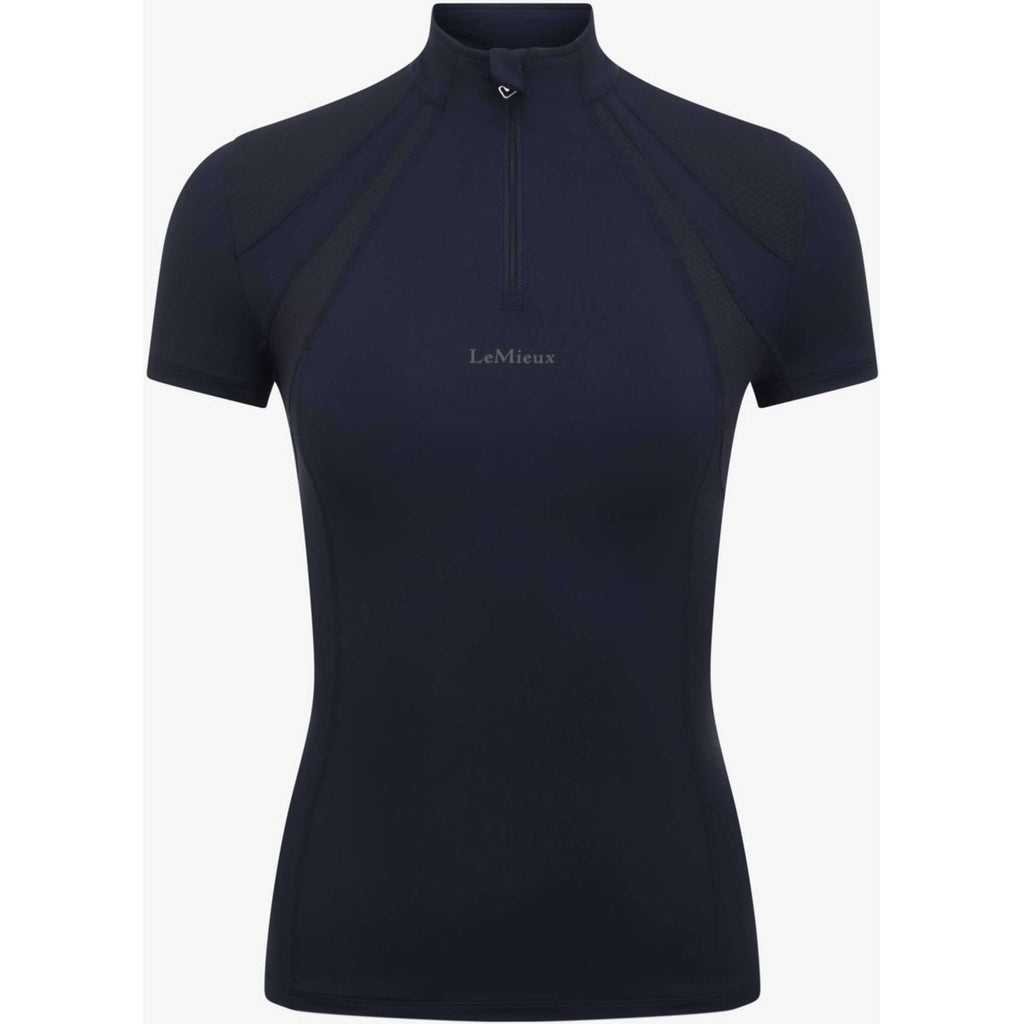 LeMieux Baselayer Mia Mesh Short Sleeves Navy