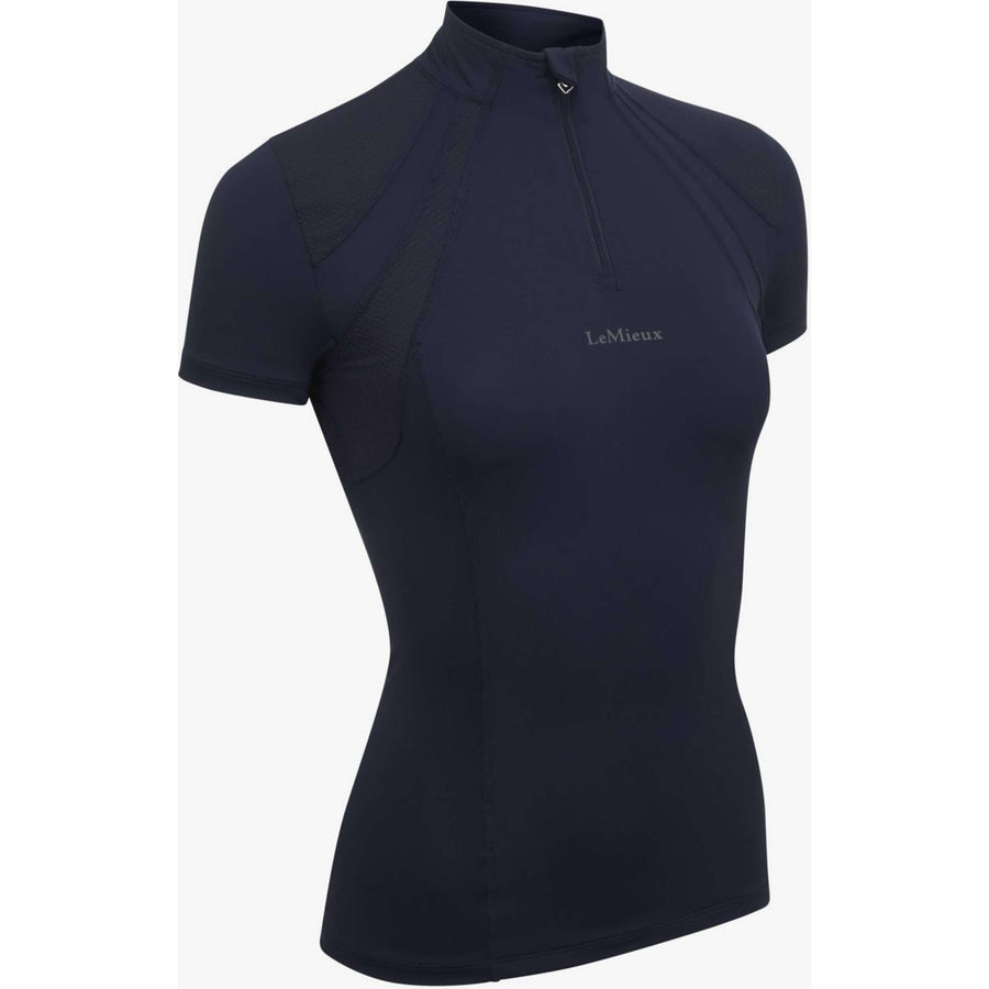 LeMieux Baselayer Mia Mesh Short Sleeves Navy