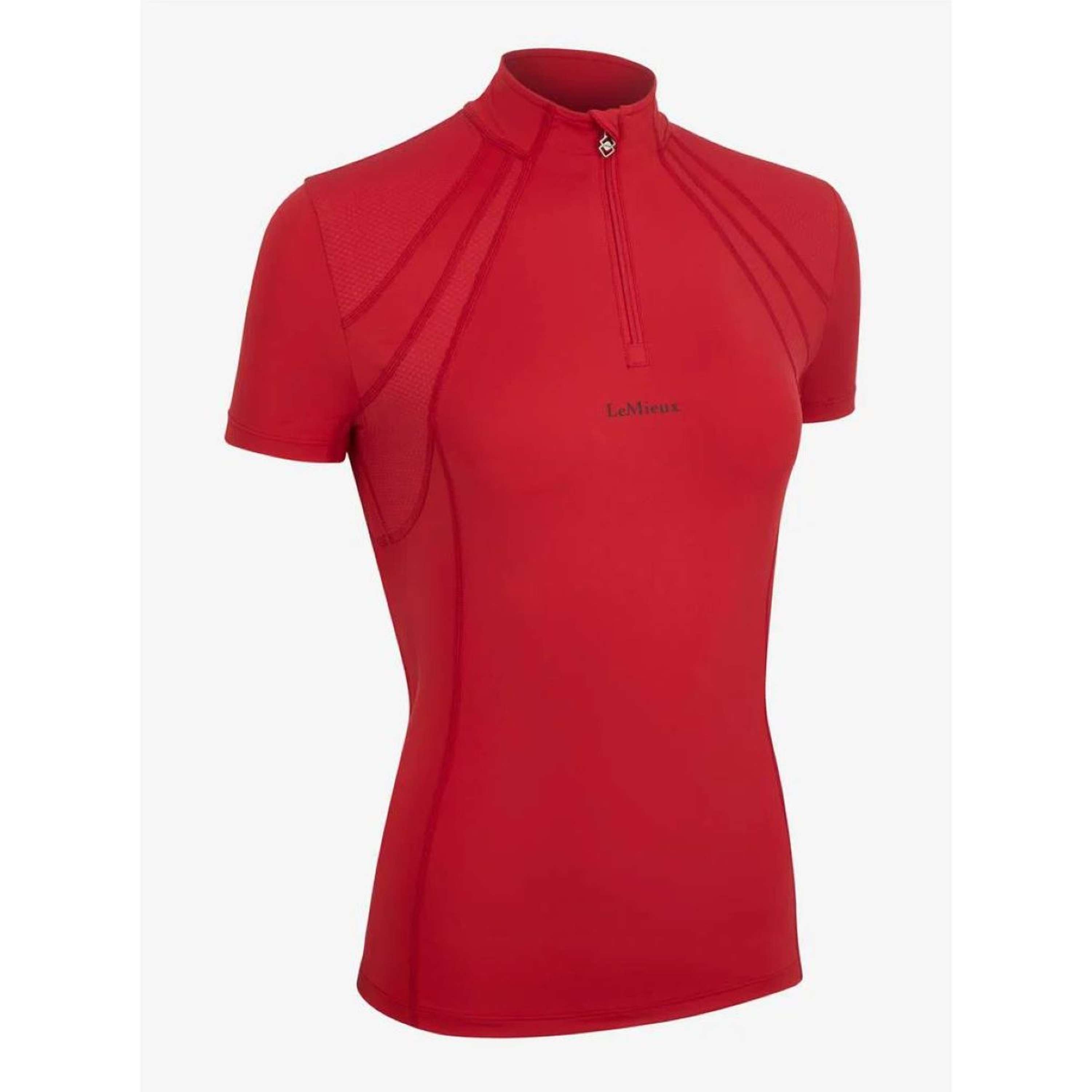 LeMieux Baselayer Mia Mesh Short Sleeves Chilli