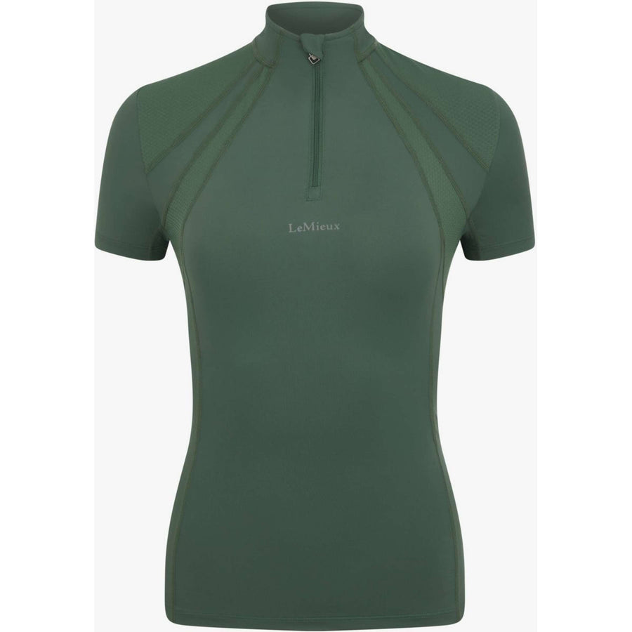 LeMieux Baselayer Mia Mesh Short Sleeves Hunter Green