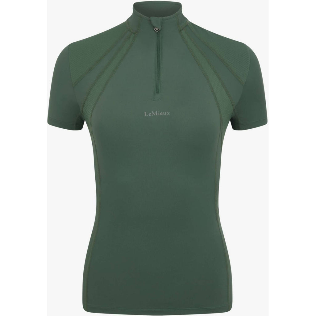 LeMieux Baselayer Mia Mesh Short Sleeves Hunter Green