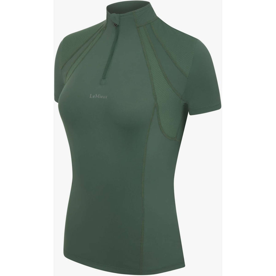 LeMieux Baselayer Mia Mesh Short Sleeves Hunter Green