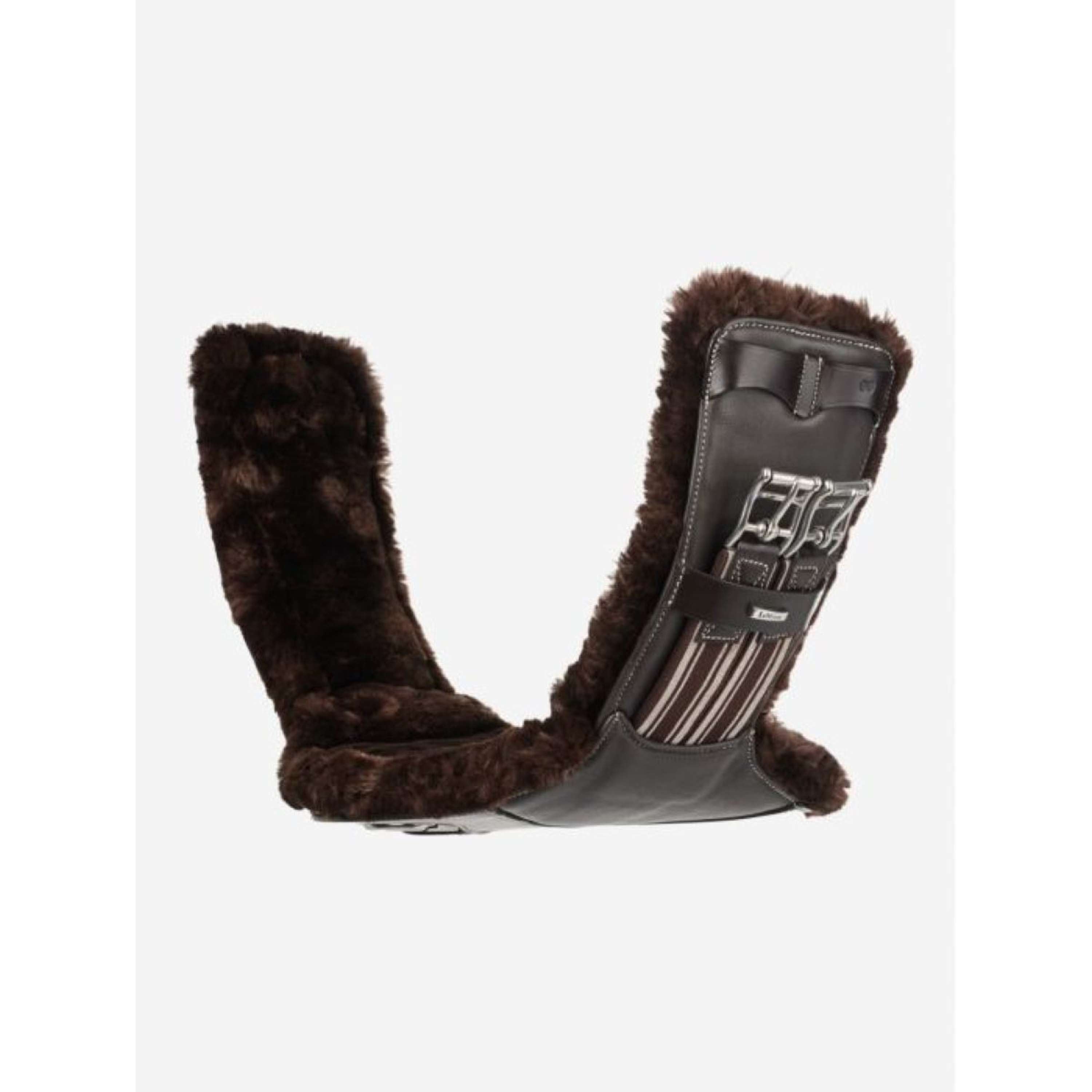 LeMieux Girth Arkia Simu Contoured Short Brown