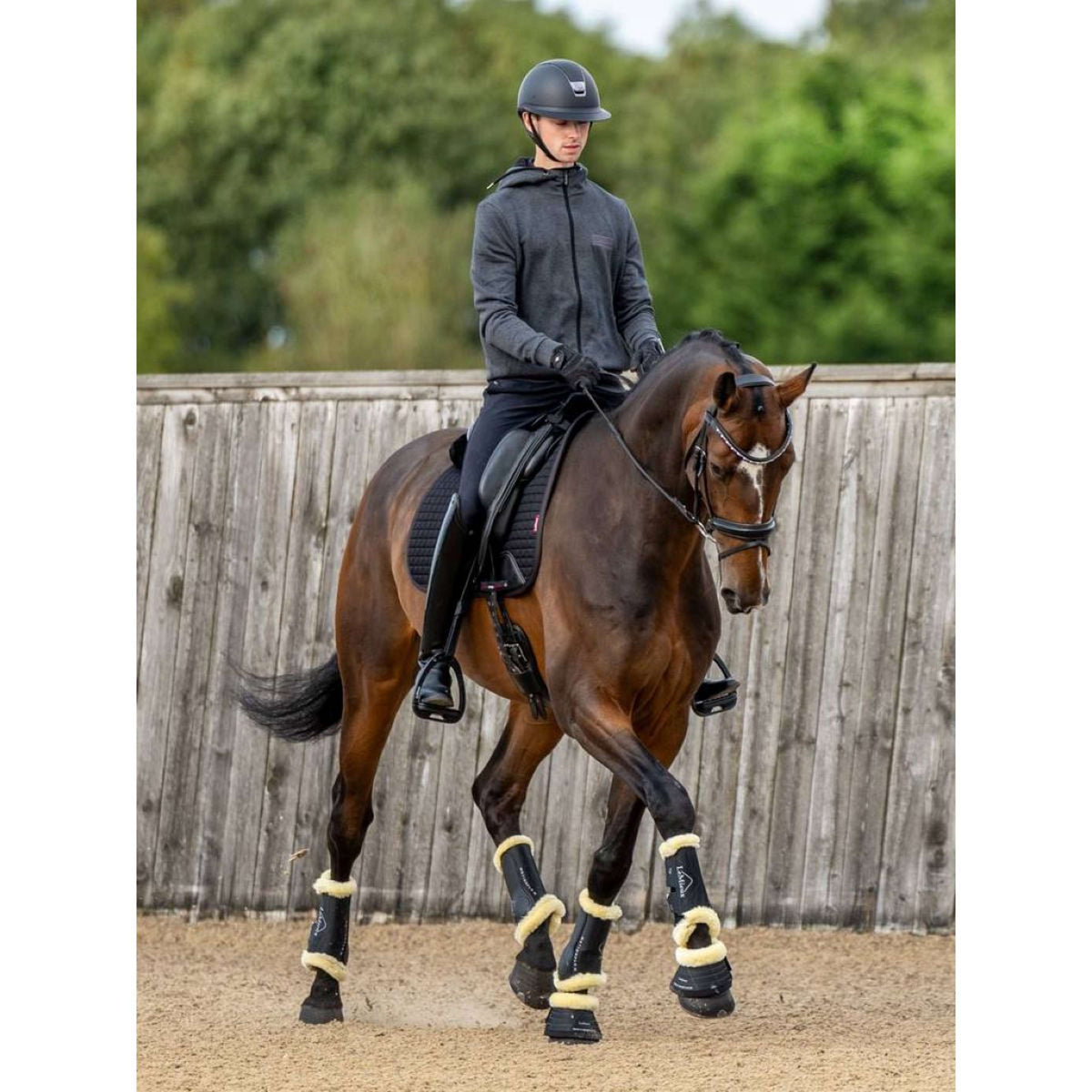 LeMieux Tendon Boots Motionflex Black